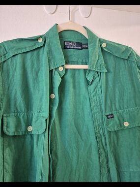 Polo by Ralph Lauren Men's Green Utility Shirt